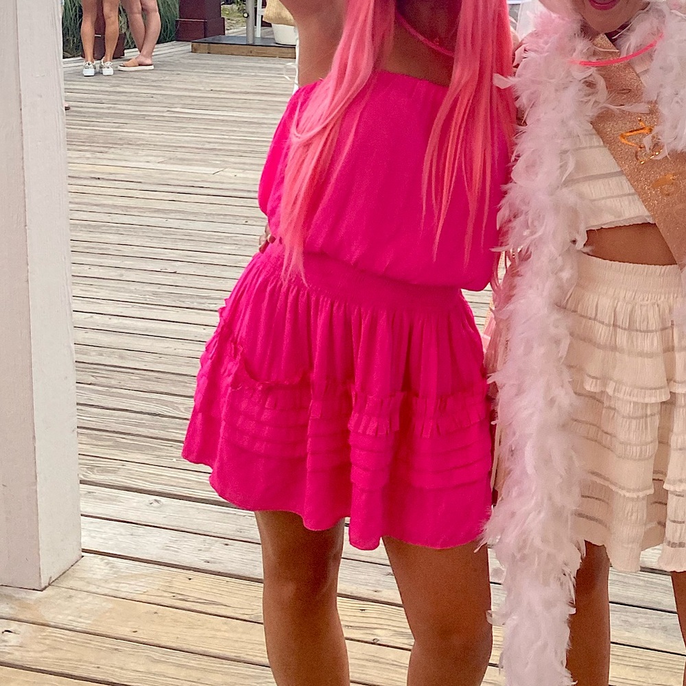 Do + Be Pink Strapless Dress